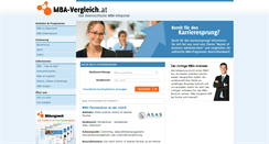 Desktop Screenshot of mba-vergleich.at